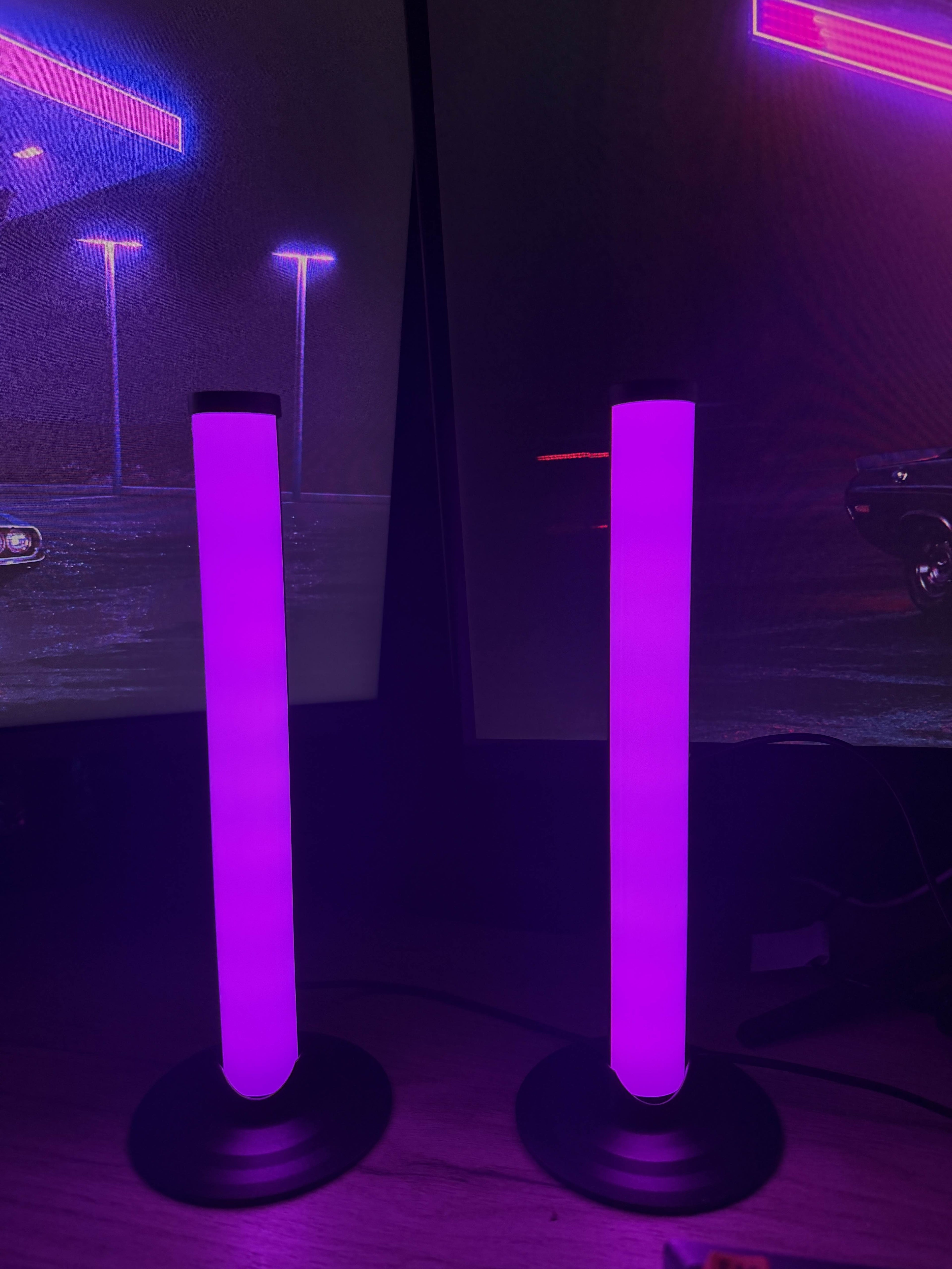 Set Lămpi LED RGB Ambientale cu Suport Căști – Iluminare Decorativă Gaming